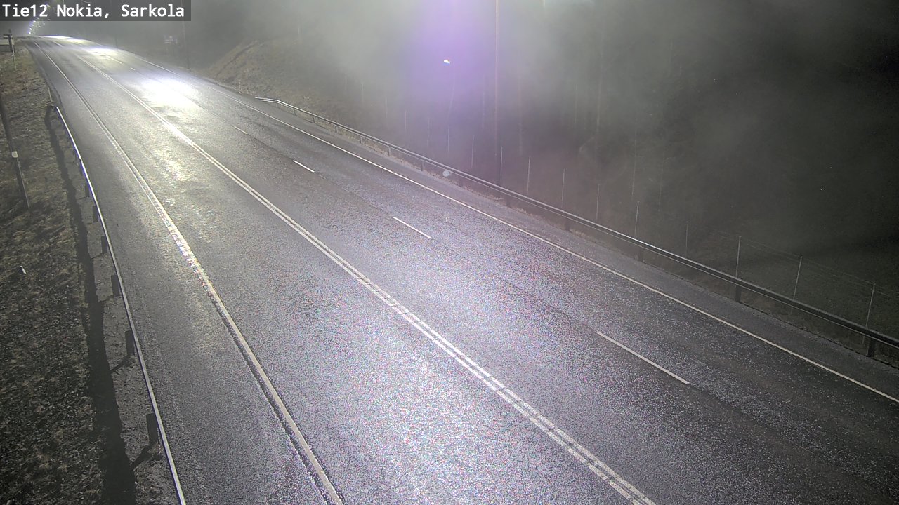 Weather Camera Image Road 12 Nokia, Sarkola, Nokia, Pirkanmaa