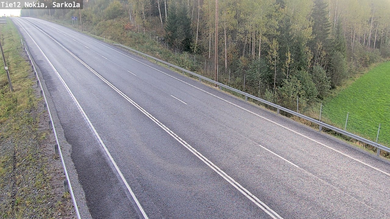 Weather Camera Image Road 12 Nokia, Sarkola, Nokia, Pirkanmaa