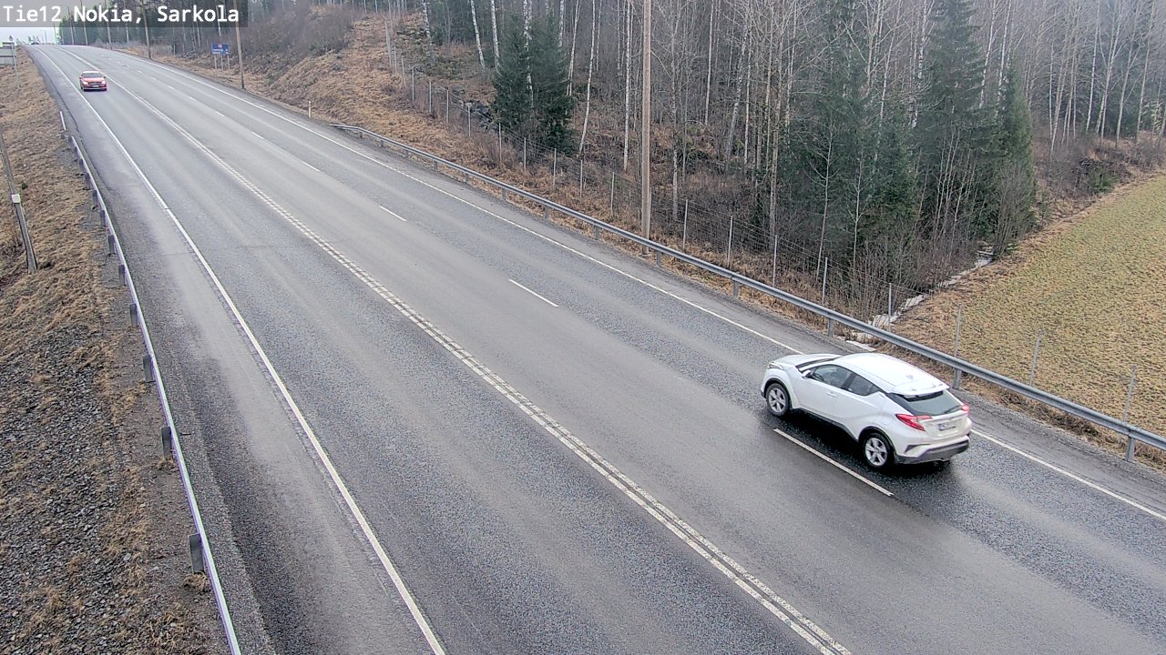 Weather Camera Image Road 12 Nokia, Sarkola, Nokia, Pirkanmaa