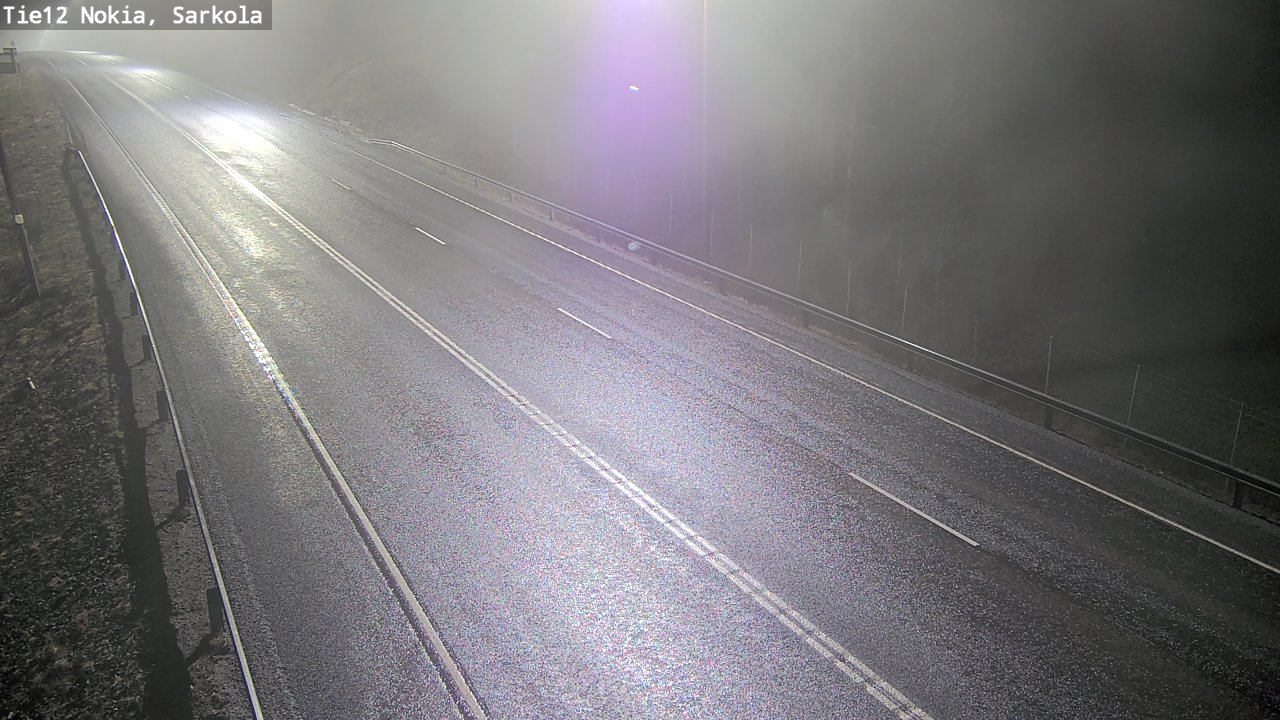Weather Camera Image Väg 12 Nokia, Sarkola, Nokia, Pirkanmaa