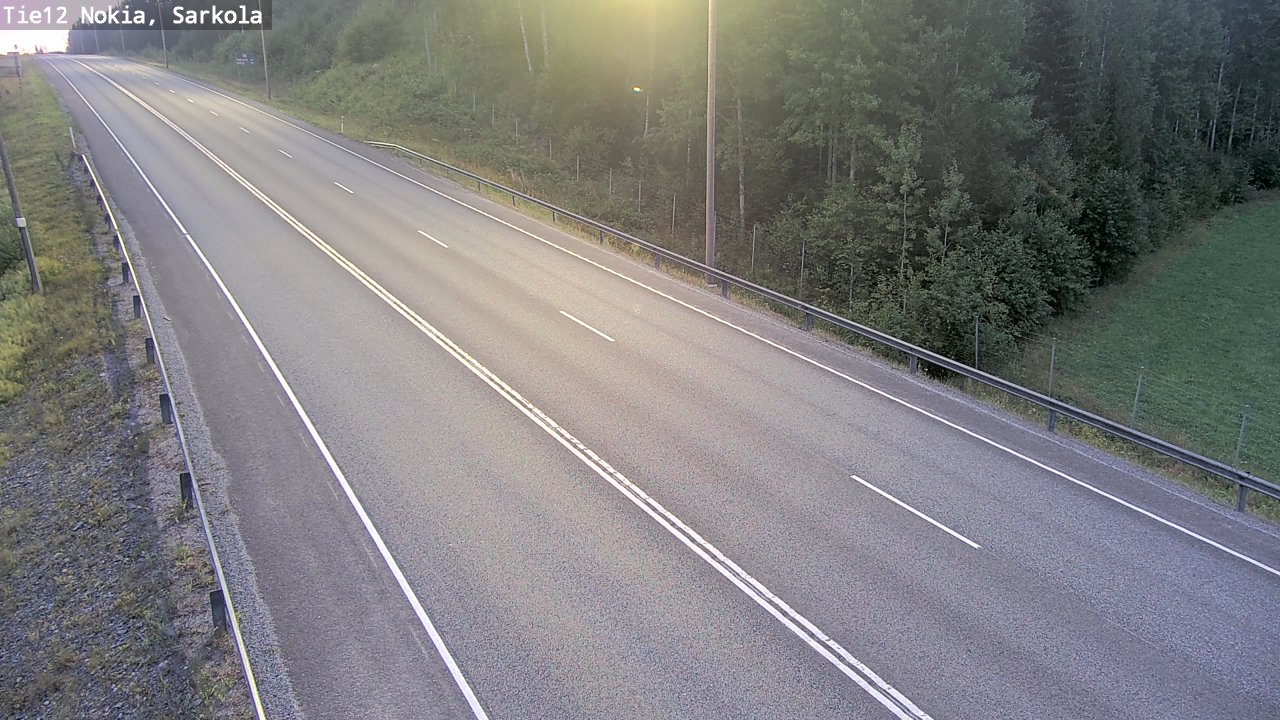 Weather Camera Image Road 12 Nokia, Sarkola, Nokia, Pirkanmaa