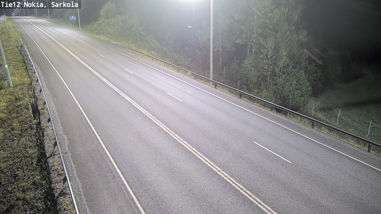 Weather Camera Image Road 12 Nokia, Sarkola, Nokia, Pirkanmaa