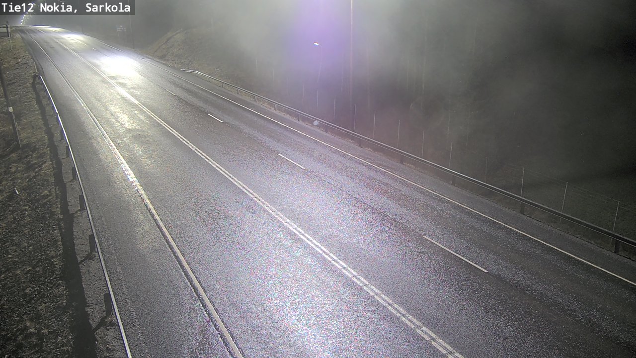 Weather Camera Image Road 12 Nokia, Sarkola, Nokia, Pirkanmaa