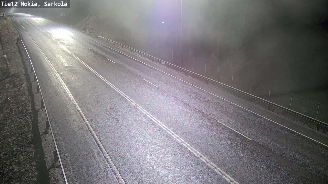 Weather Camera Image Road 12 Nokia, Sarkola, Nokia, Pirkanmaa