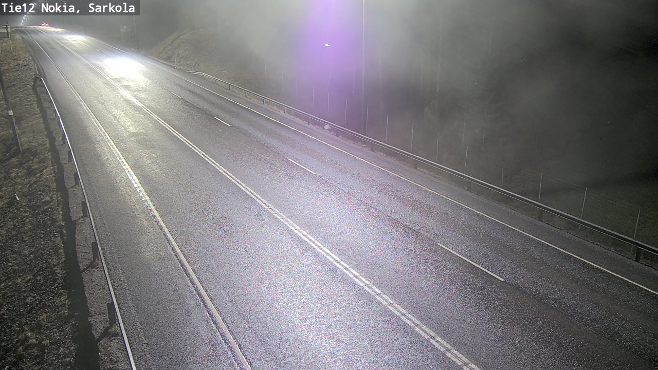 Weather Camera Image Road 12 Nokia, Sarkola, Nokia, Pirkanmaa