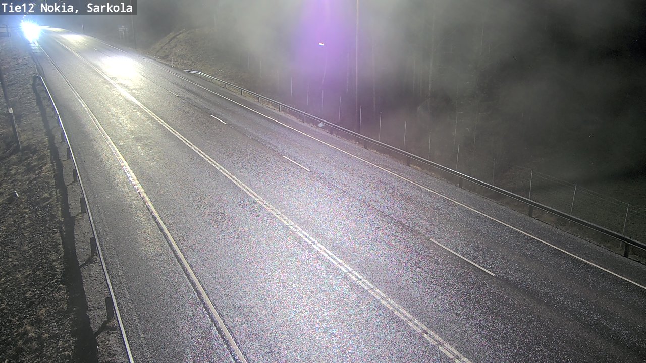 Weather Camera Image Road 12 Nokia, Sarkola, Nokia, Pirkanmaa