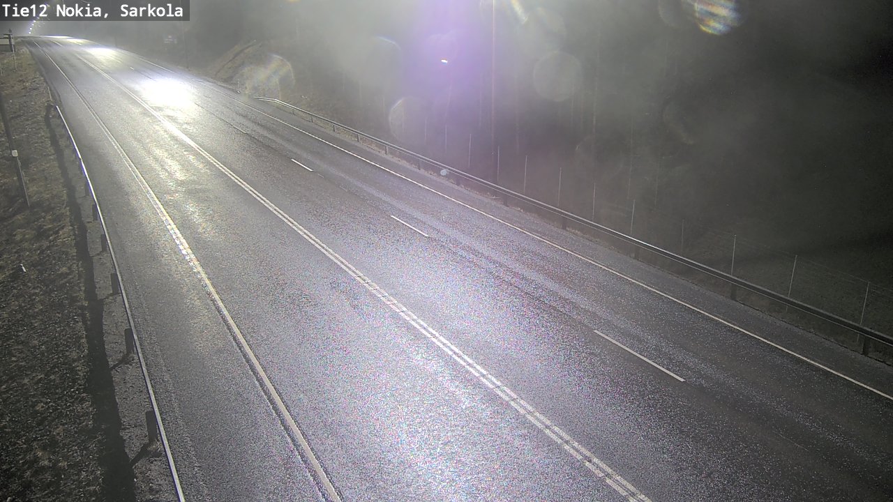 Weather Camera Image Road 12 Nokia, Sarkola, Nokia, Pirkanmaa