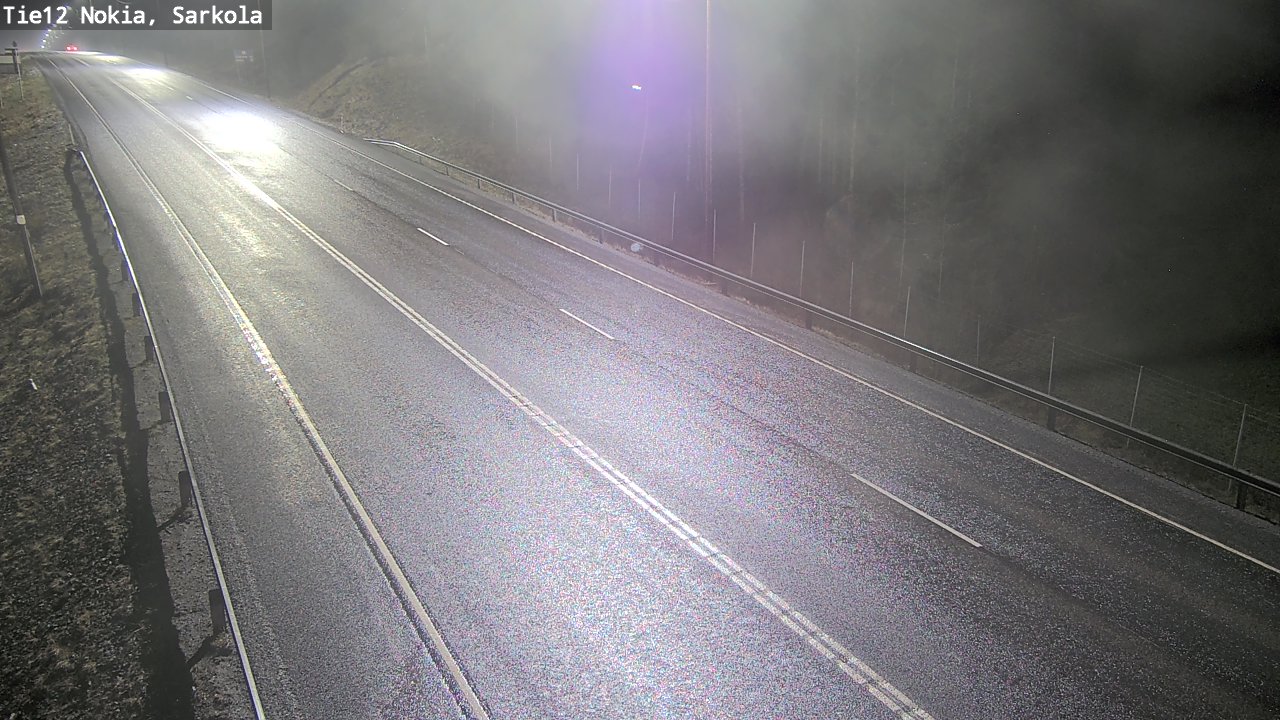 Weather Camera Image Road 12 Nokia, Sarkola, Nokia, Pirkanmaa