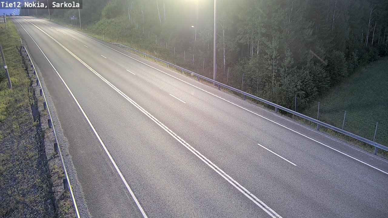 Weather Camera Image Road 12 Nokia, Sarkola, Nokia, Pirkanmaa