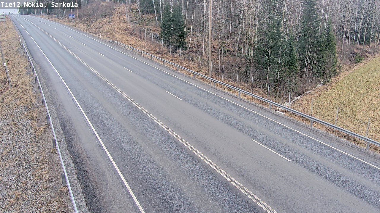 Weather Camera Image Road 12 Nokia, Sarkola, Nokia, Pirkanmaa