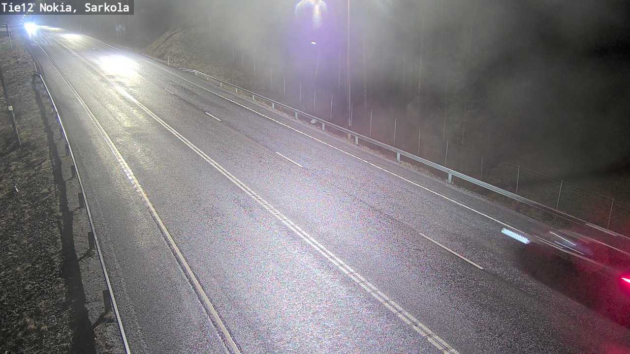 Weather Camera Image Road 12 Nokia, Sarkola, Nokia, Pirkanmaa