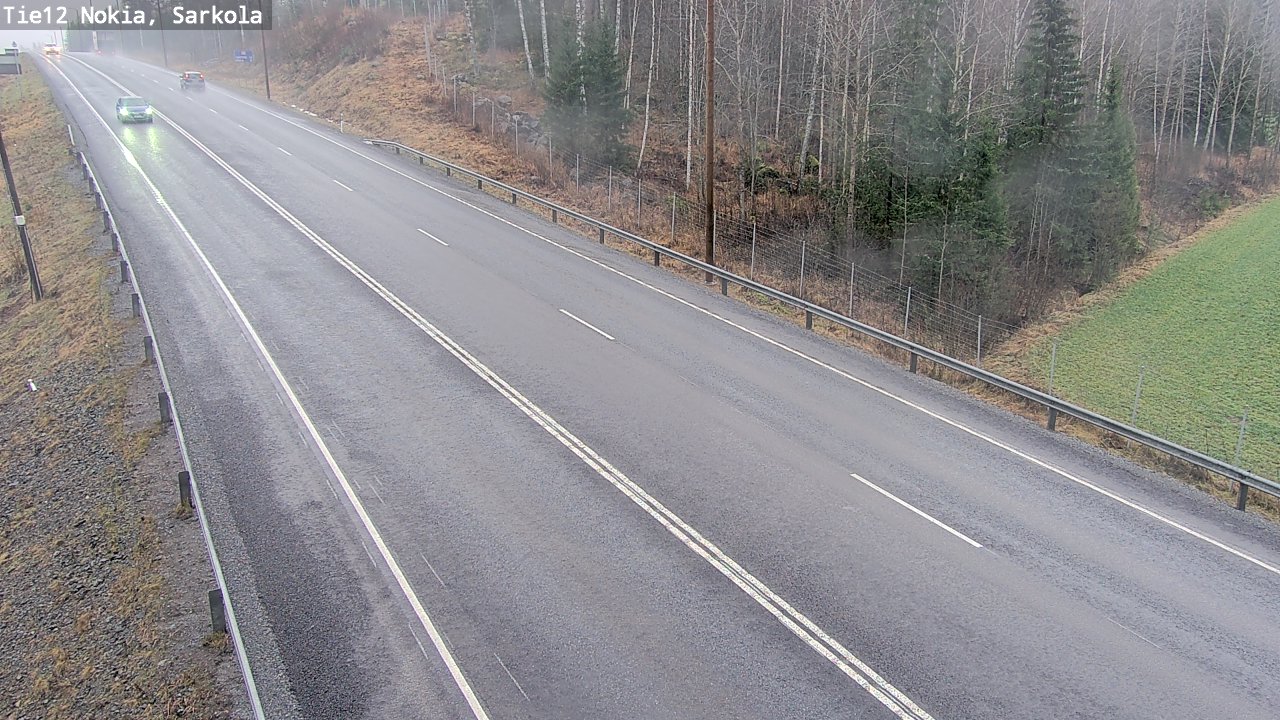 Weather Camera Image Väg 12 Nokia, Sarkola, Nokia, Pirkanmaa