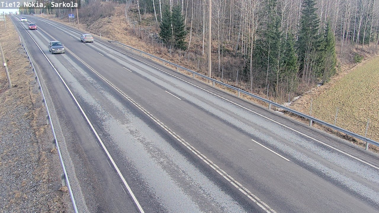 Weather Camera Image Väg 12 Nokia, Sarkola, Nokia, Pirkanmaa