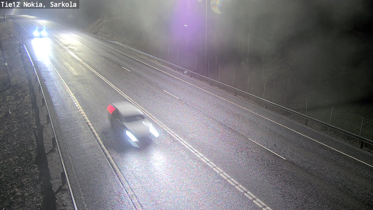 Weather Camera Image Road 12 Nokia, Sarkola, Nokia, Pirkanmaa