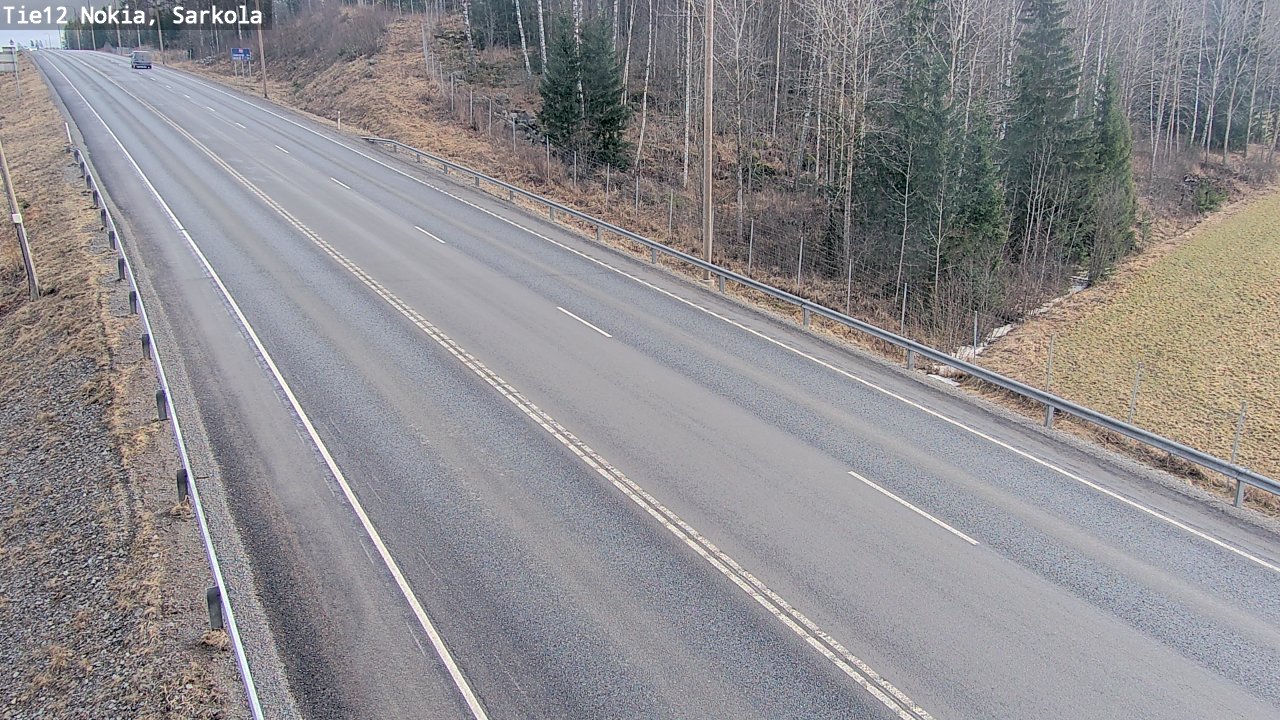 Weather Camera Image Road 12 Nokia, Sarkola, Nokia, Pirkanmaa