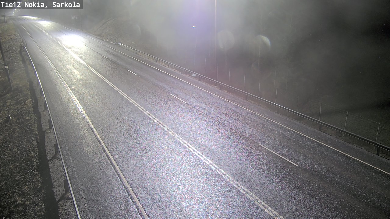 Weather Camera Image Road 12 Nokia, Sarkola, Nokia, Pirkanmaa