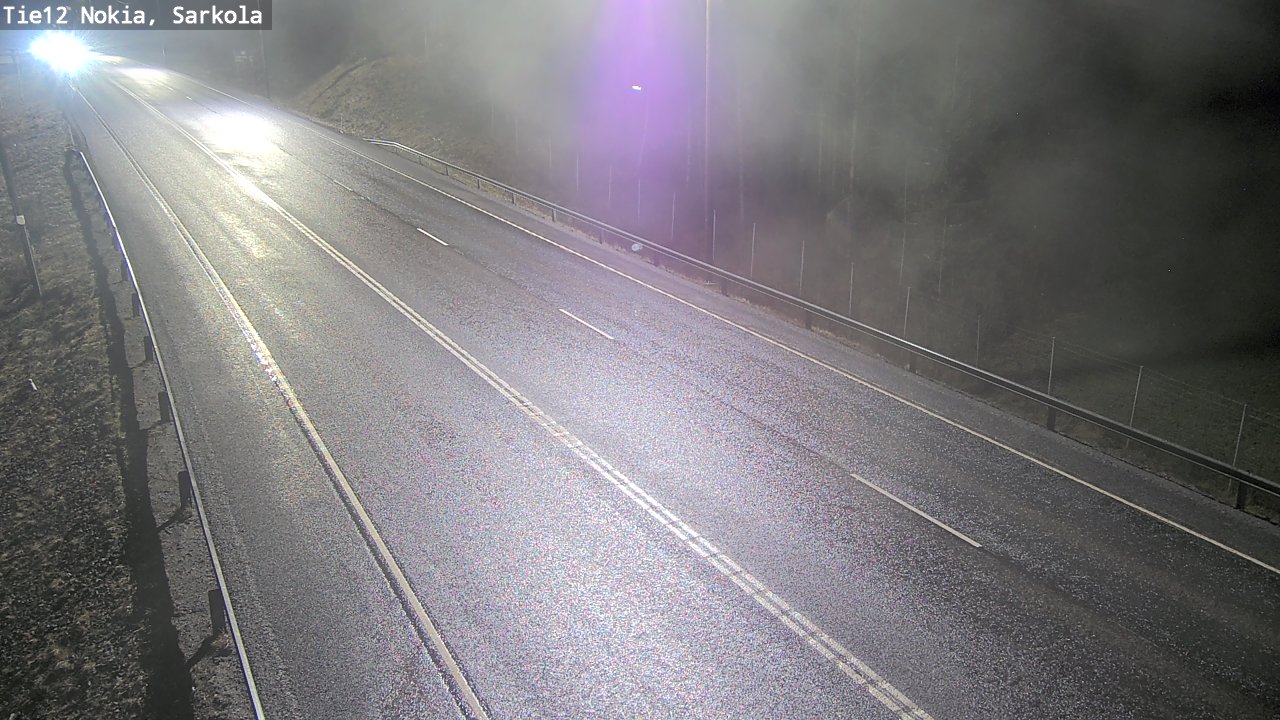 Weather Camera Image Road 12 Nokia, Sarkola, Nokia, Pirkanmaa