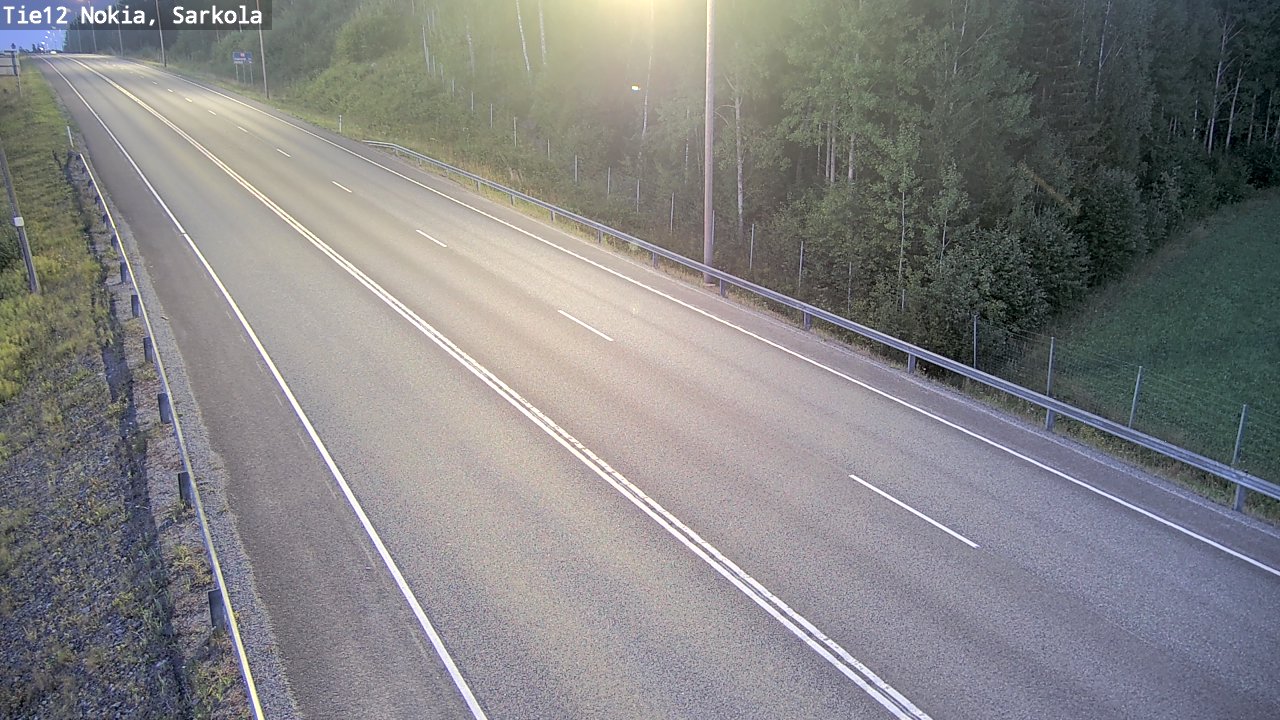 Weather Camera Image Road 12 Nokia, Sarkola, Nokia, Pirkanmaa