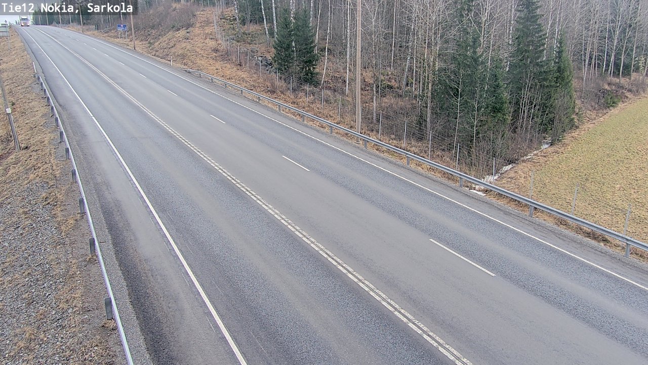 Weather Camera Image Road 12 Nokia, Sarkola, Nokia, Pirkanmaa