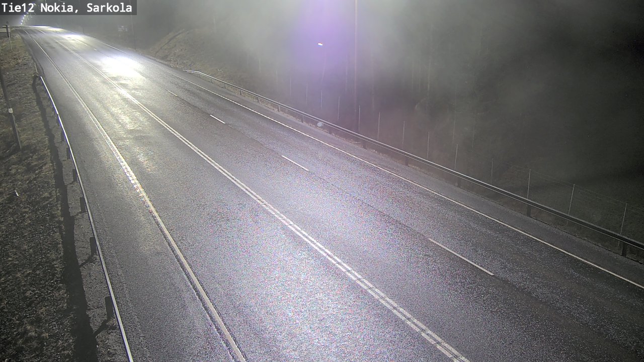 Weather Camera Image Road 12 Nokia, Sarkola, Nokia, Pirkanmaa