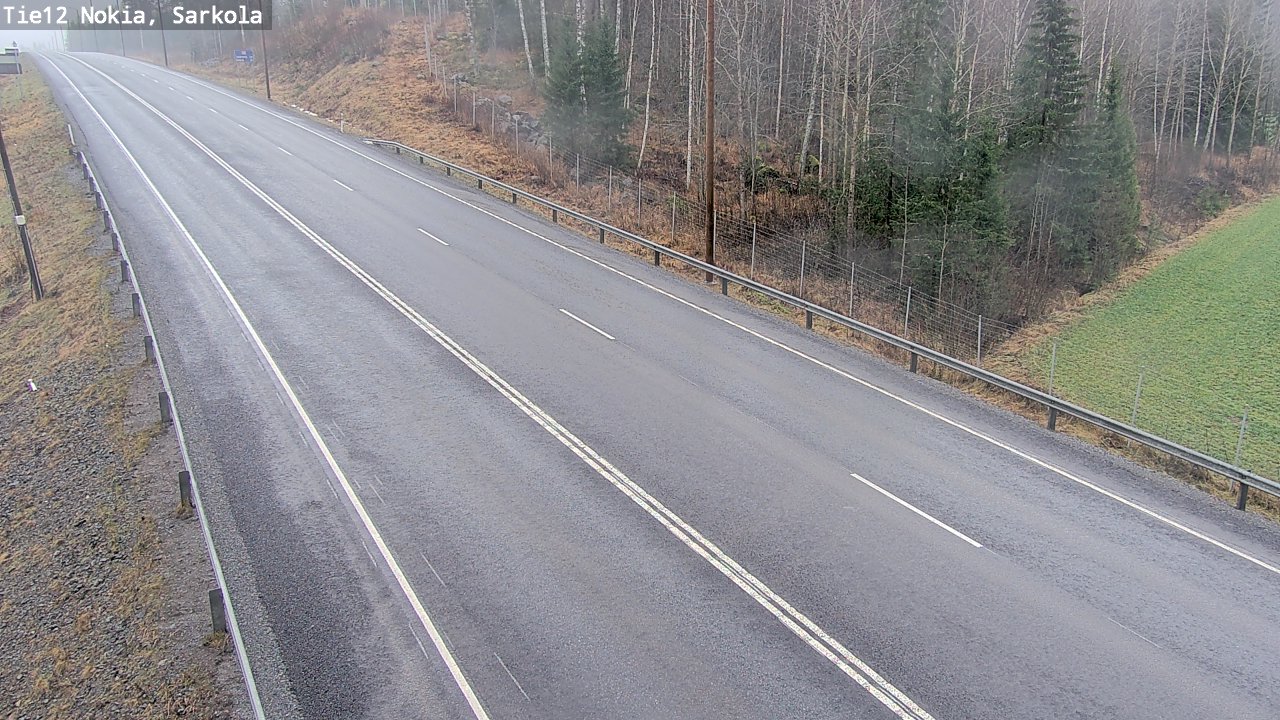 Weather Camera Image Väg 12 Nokia, Sarkola, Nokia, Pirkanmaa