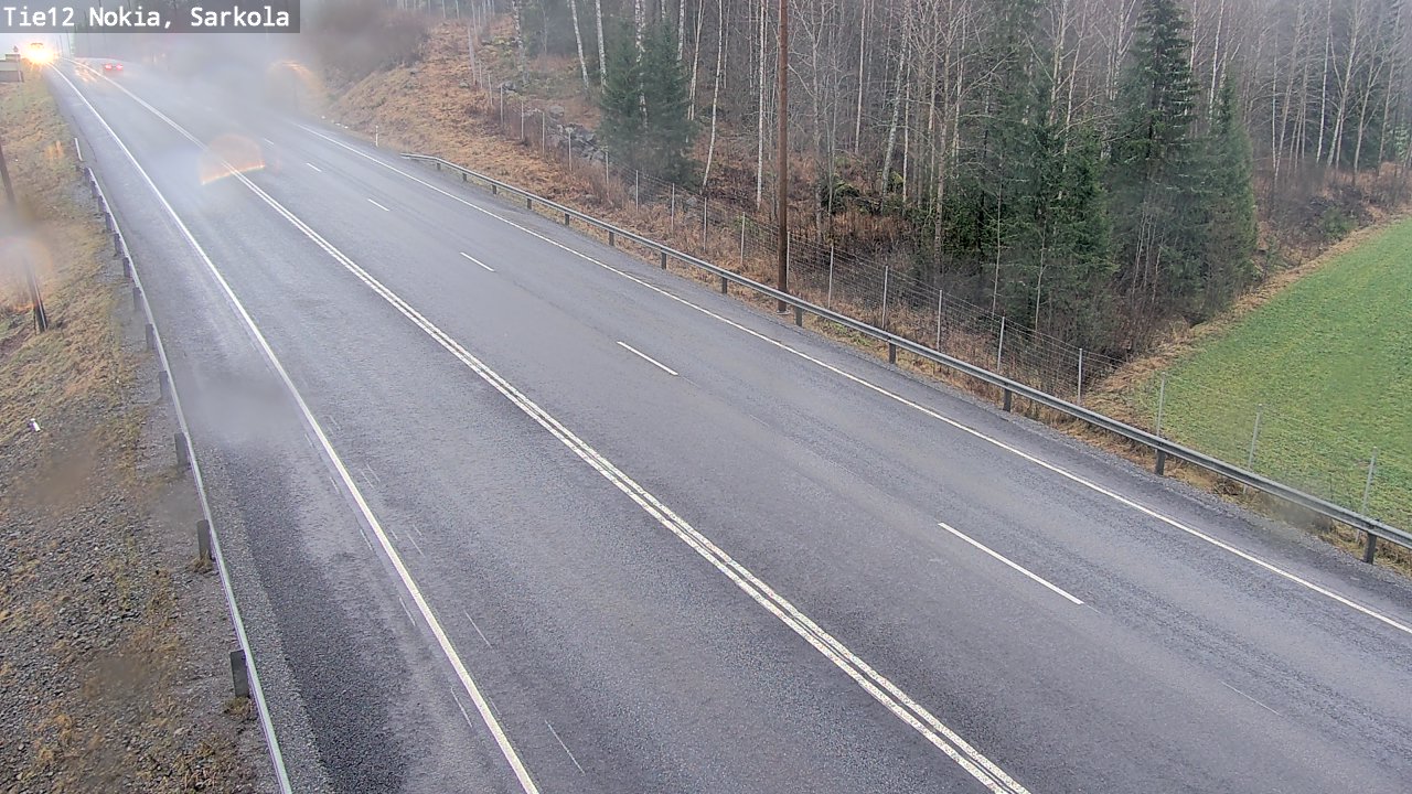 Weather Camera Image Road 12 Nokia, Sarkola, Nokia, Pirkanmaa