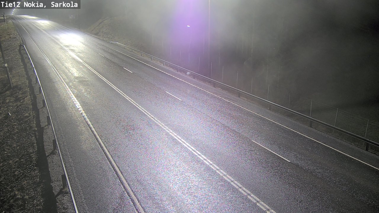 Weather Camera Image Road 12 Nokia, Sarkola, Nokia, Pirkanmaa