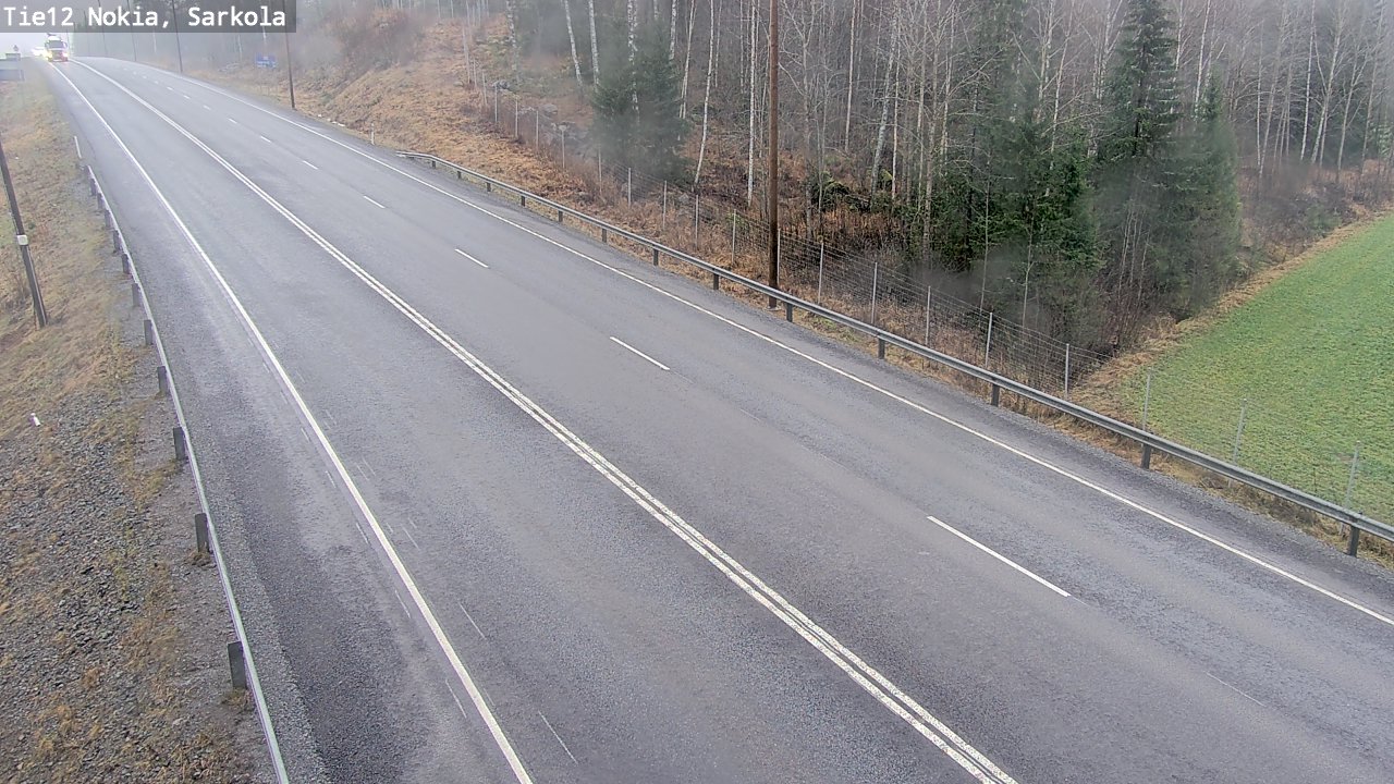 Weather Camera Image Väg 12 Nokia, Sarkola, Nokia, Pirkanmaa