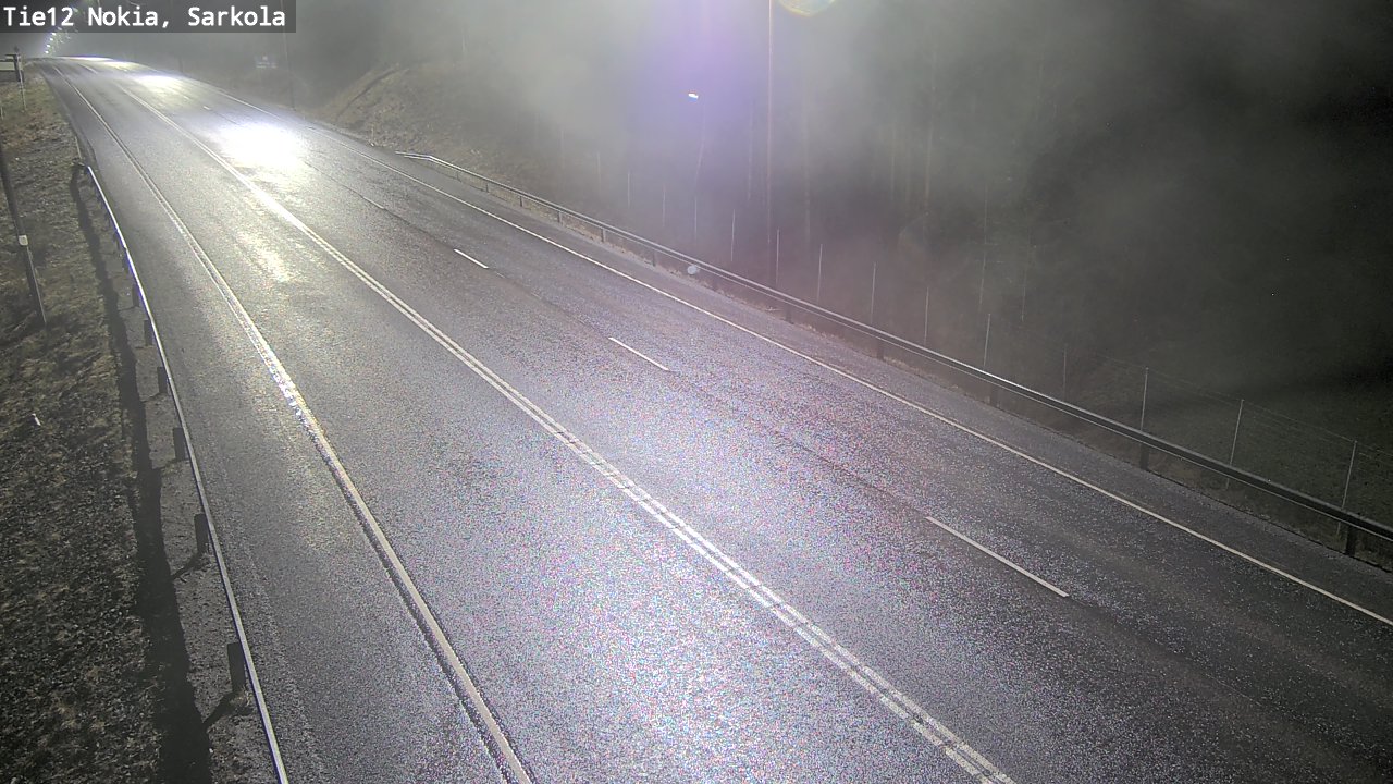 Weather Camera Image Road 12 Nokia, Sarkola, Nokia, Pirkanmaa