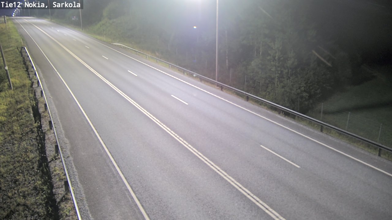 Weather Camera Image Road 12 Nokia, Sarkola, Nokia, Pirkanmaa