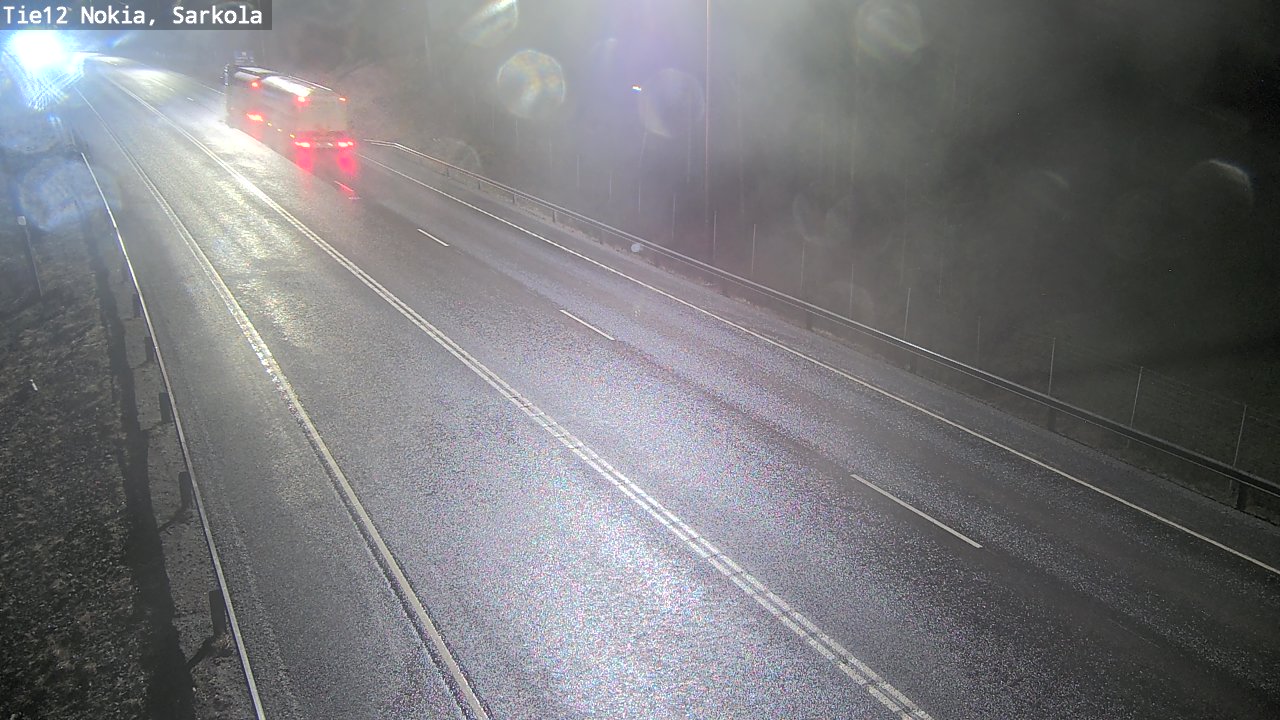 Weather Camera Image Road 12 Nokia, Sarkola, Nokia, Pirkanmaa