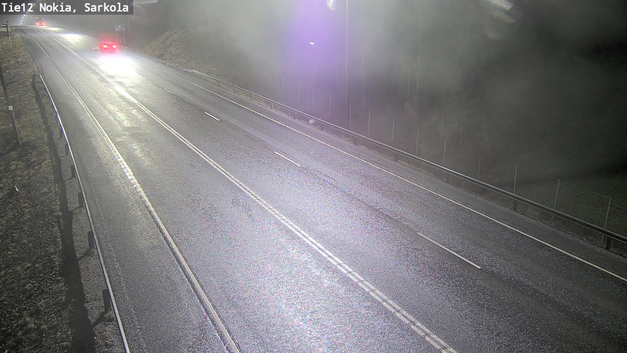 Weather Camera Image Road 12 Nokia, Sarkola, Nokia, Pirkanmaa