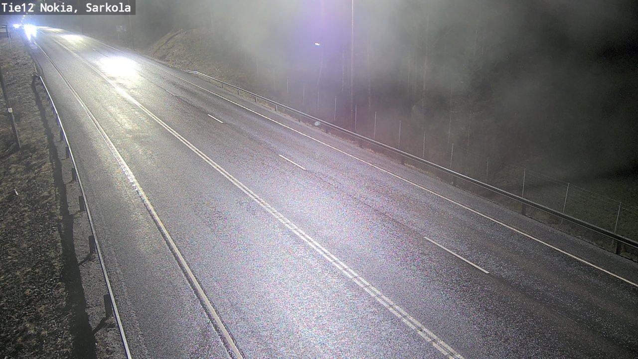 Weather Camera Image Road 12 Nokia, Sarkola, Nokia, Pirkanmaa