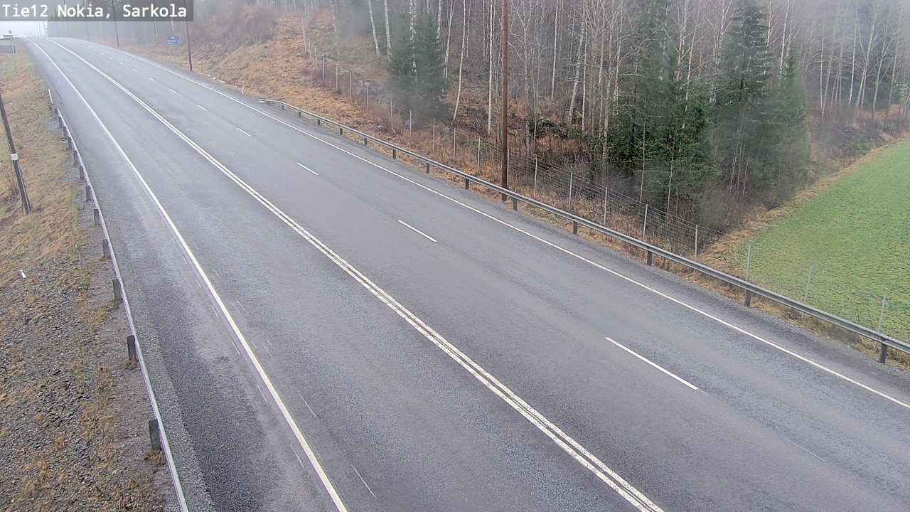 Weather Camera Image Väg 12 Nokia, Sarkola, Nokia, Pirkanmaa