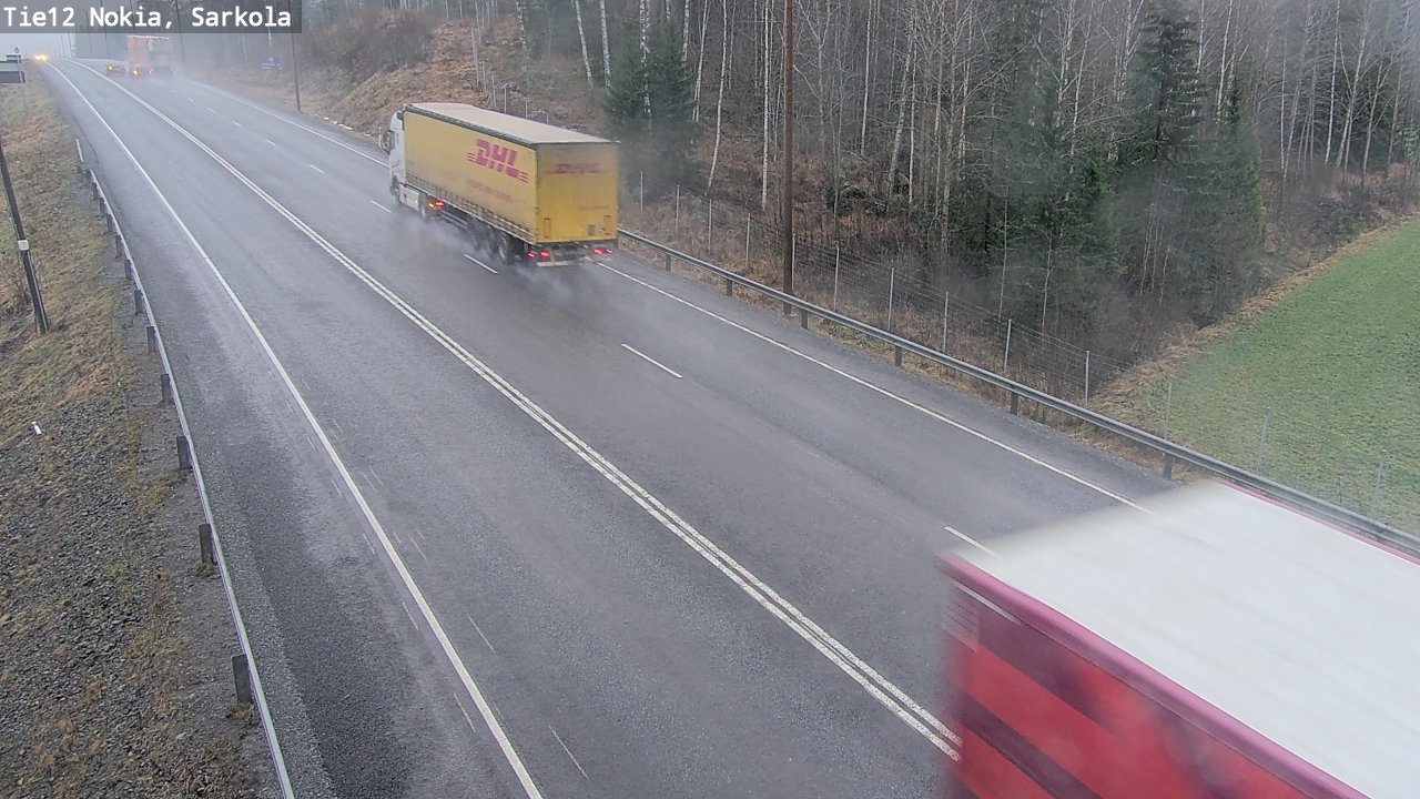 Weather Camera Image Väg 12 Nokia, Sarkola, Nokia, Pirkanmaa