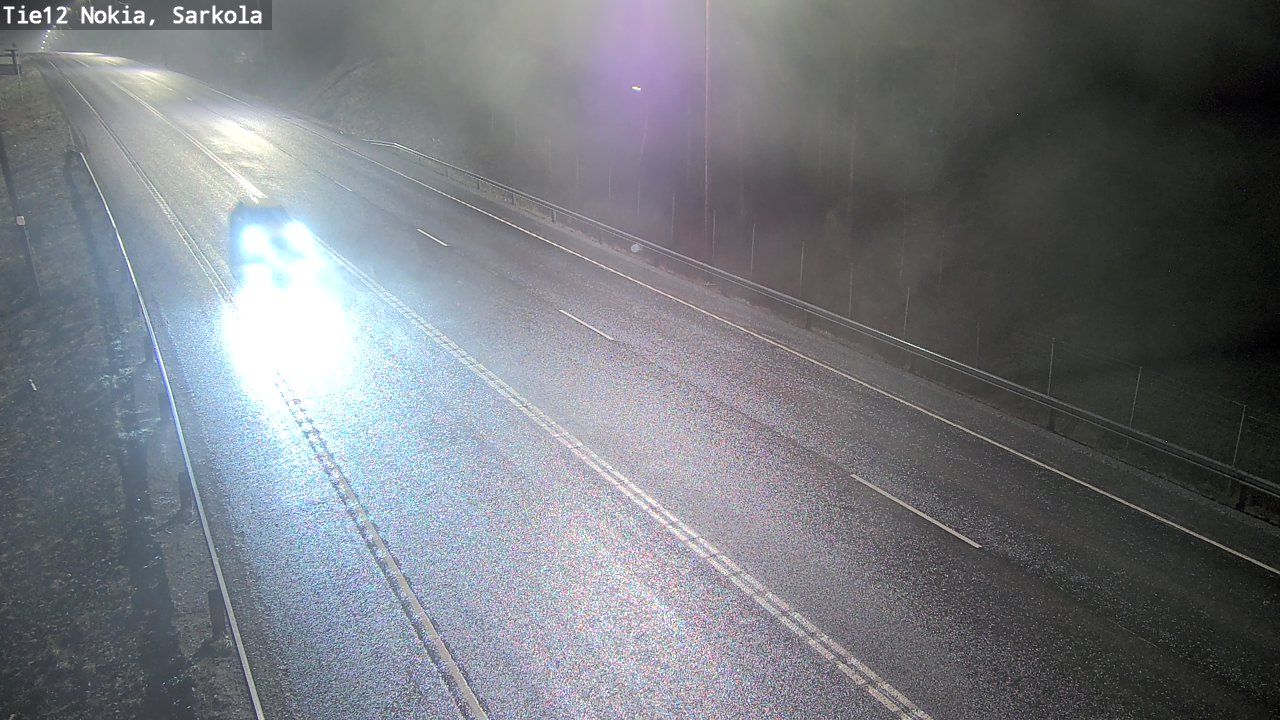 Weather Camera Image Road 12 Nokia, Sarkola, Nokia, Pirkanmaa