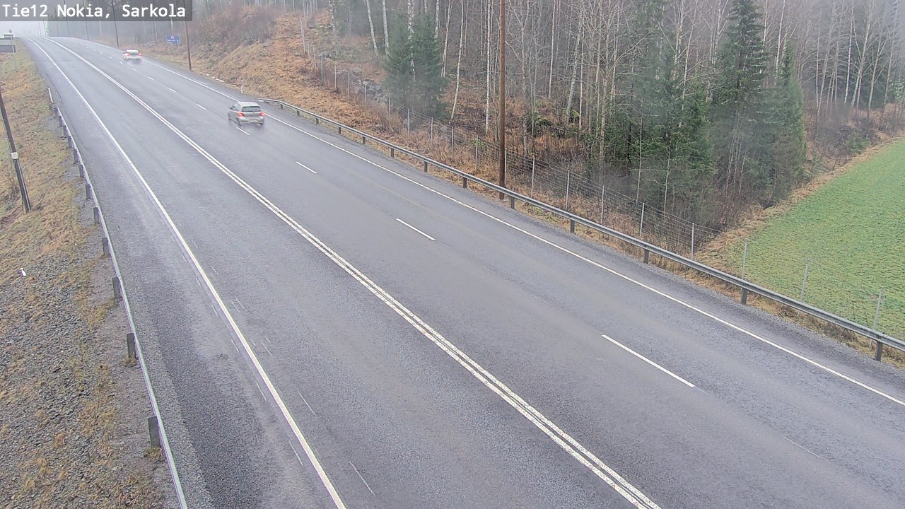 Weather Camera Image Väg 12 Nokia, Sarkola, Nokia, Pirkanmaa