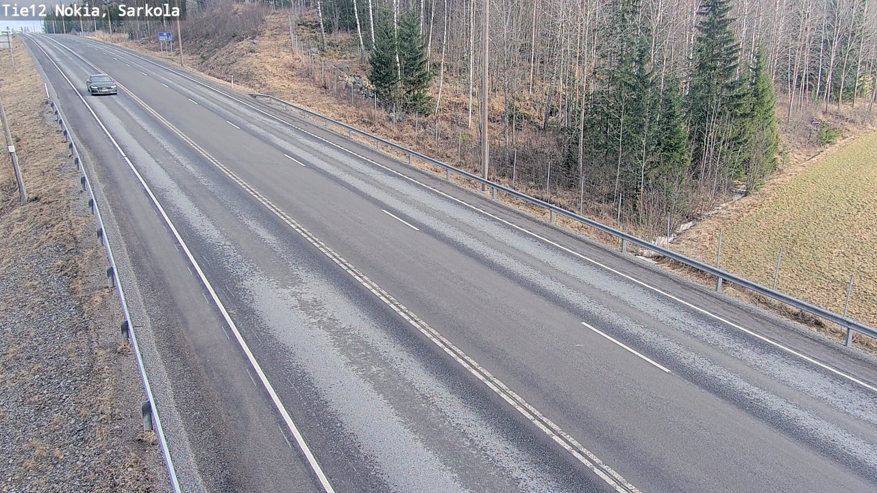 Weather Camera Image Väg 12 Nokia, Sarkola, Nokia, Pirkanmaa
