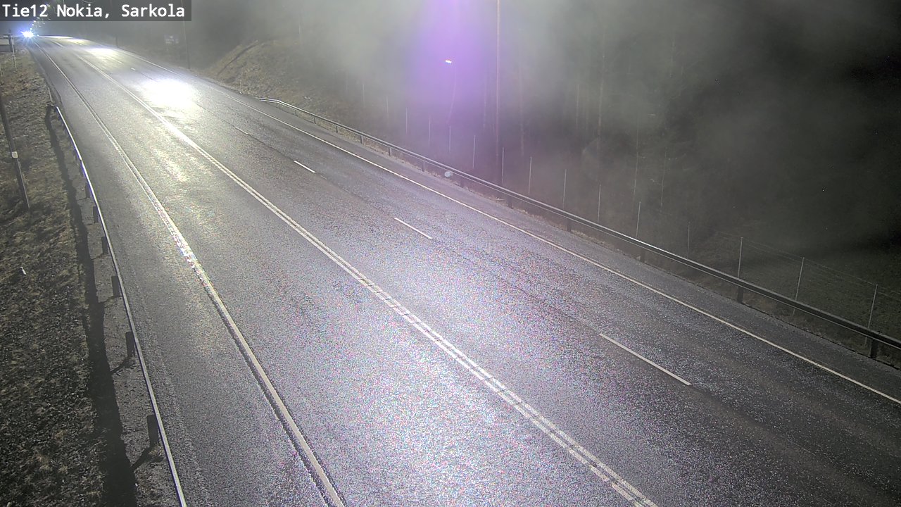 Weather Camera Image Road 12 Nokia, Sarkola, Nokia, Pirkanmaa