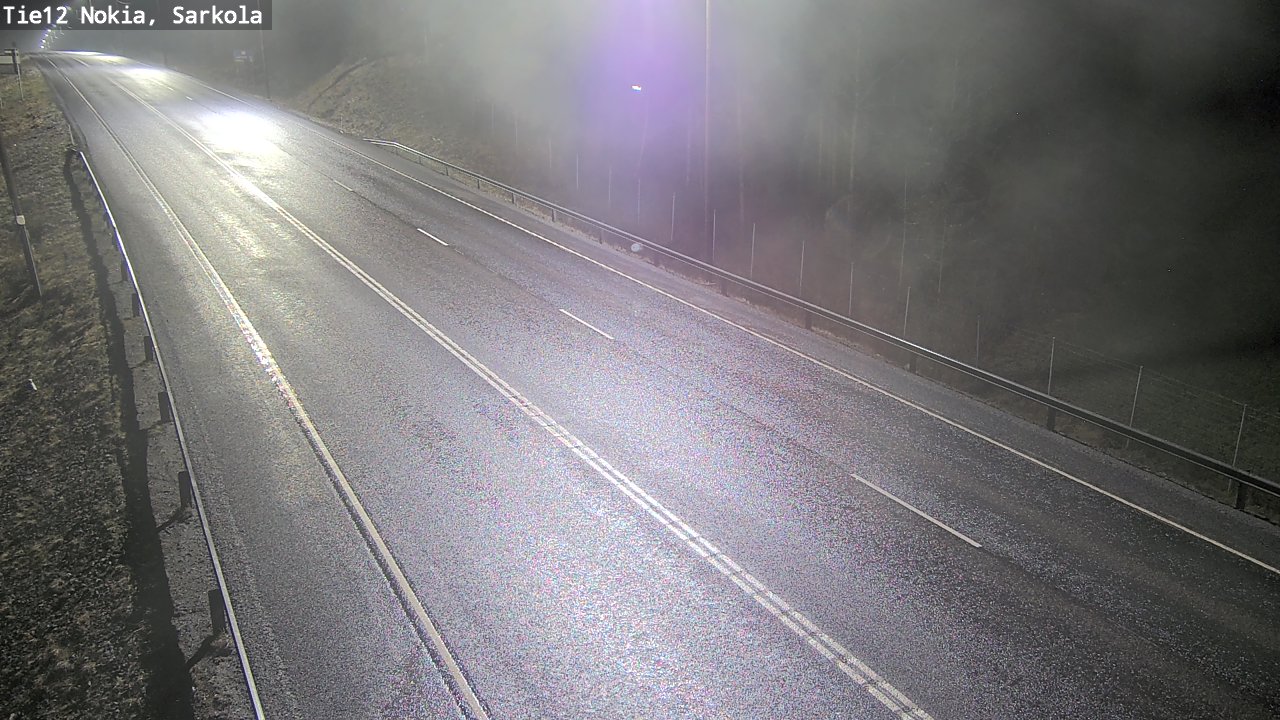 Weather Camera Image Road 12 Nokia, Sarkola, Nokia, Pirkanmaa