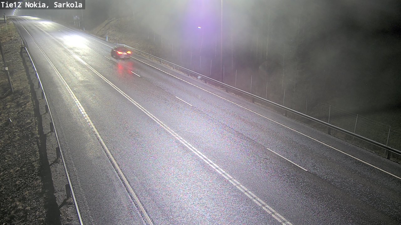 Weather Camera Image Road 12 Nokia, Sarkola, Nokia, Pirkanmaa