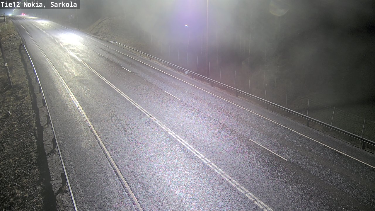 Weather Camera Image Road 12 Nokia, Sarkola, Nokia, Pirkanmaa