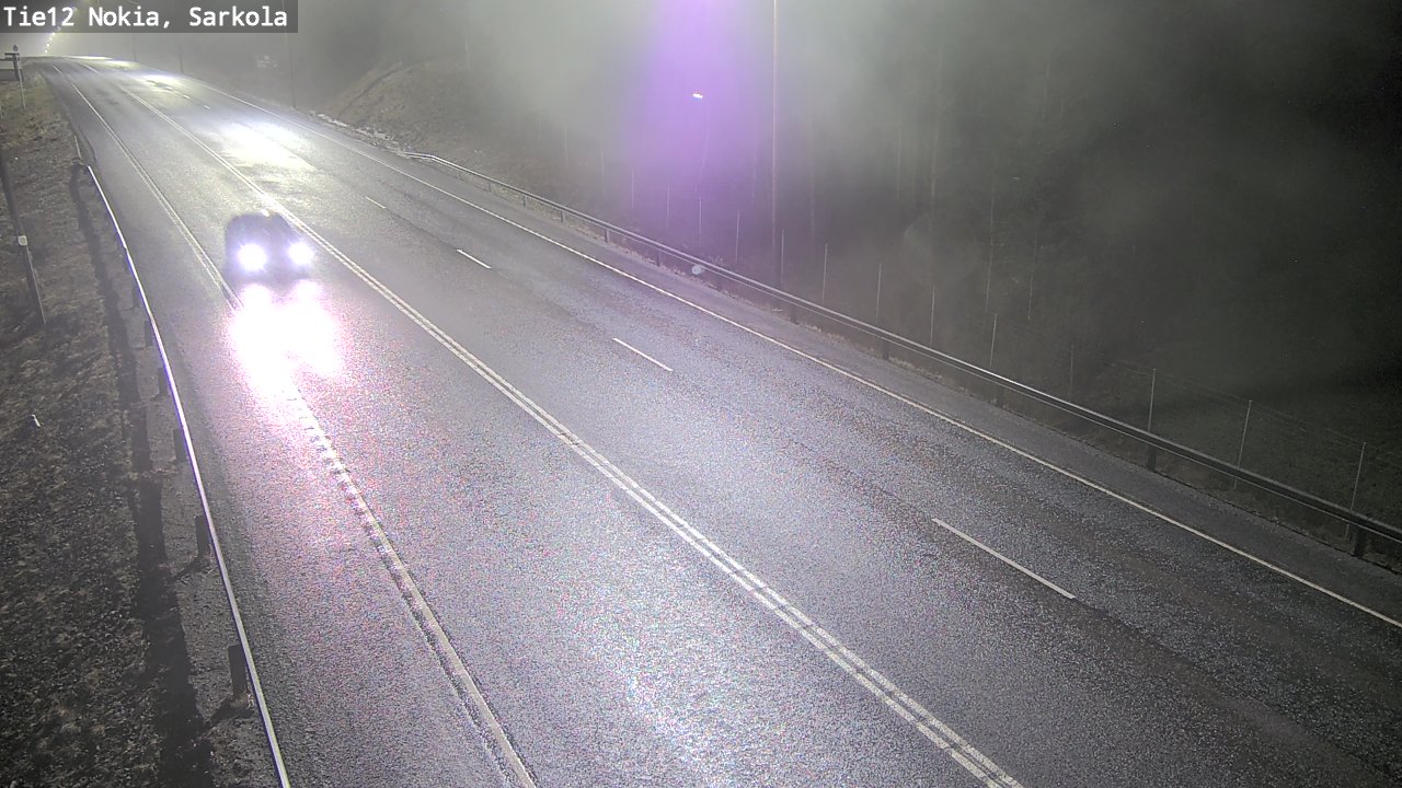 Weather Camera Image Väg 12 Nokia, Sarkola, Nokia, Pirkanmaa