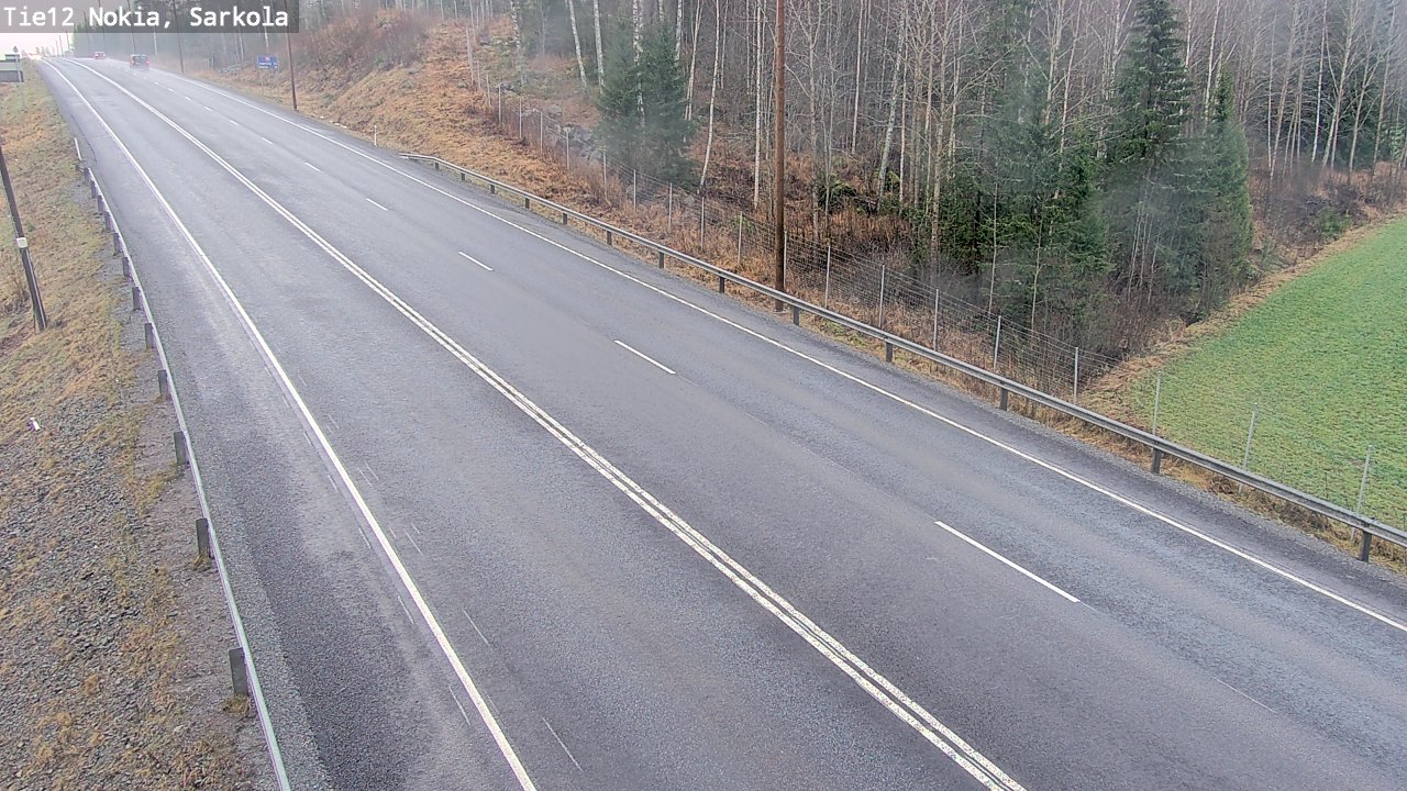 Weather Camera Image Väg 12 Nokia, Sarkola, Nokia, Pirkanmaa