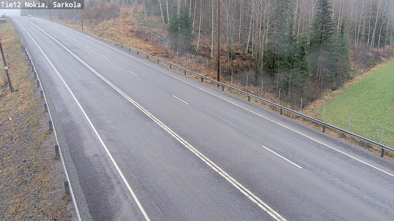 Weather Camera Image Väg 12 Nokia, Sarkola, Nokia, Pirkanmaa
