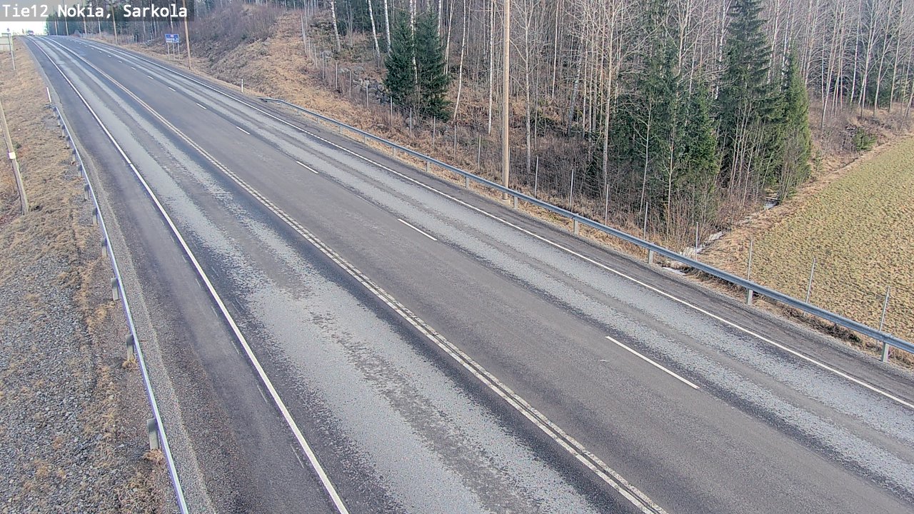 Weather Camera Image Väg 12 Nokia, Sarkola, Nokia, Pirkanmaa