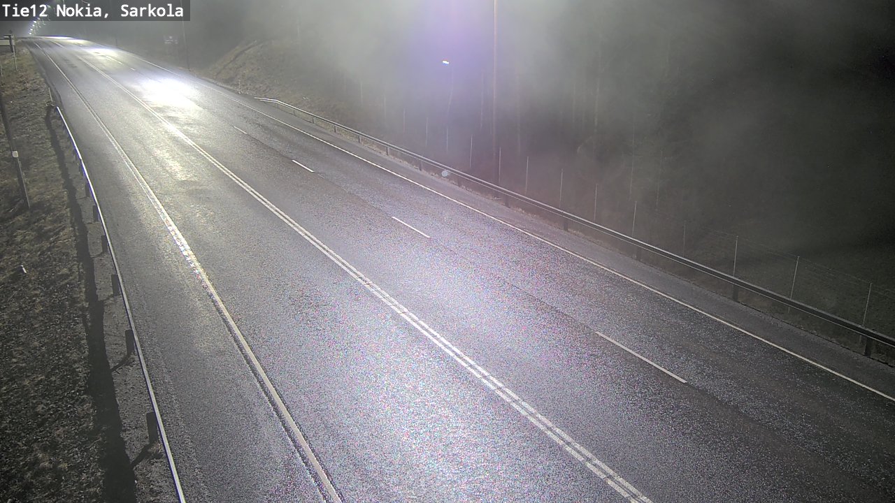 Weather Camera Image Road 12 Nokia, Sarkola, Nokia, Pirkanmaa