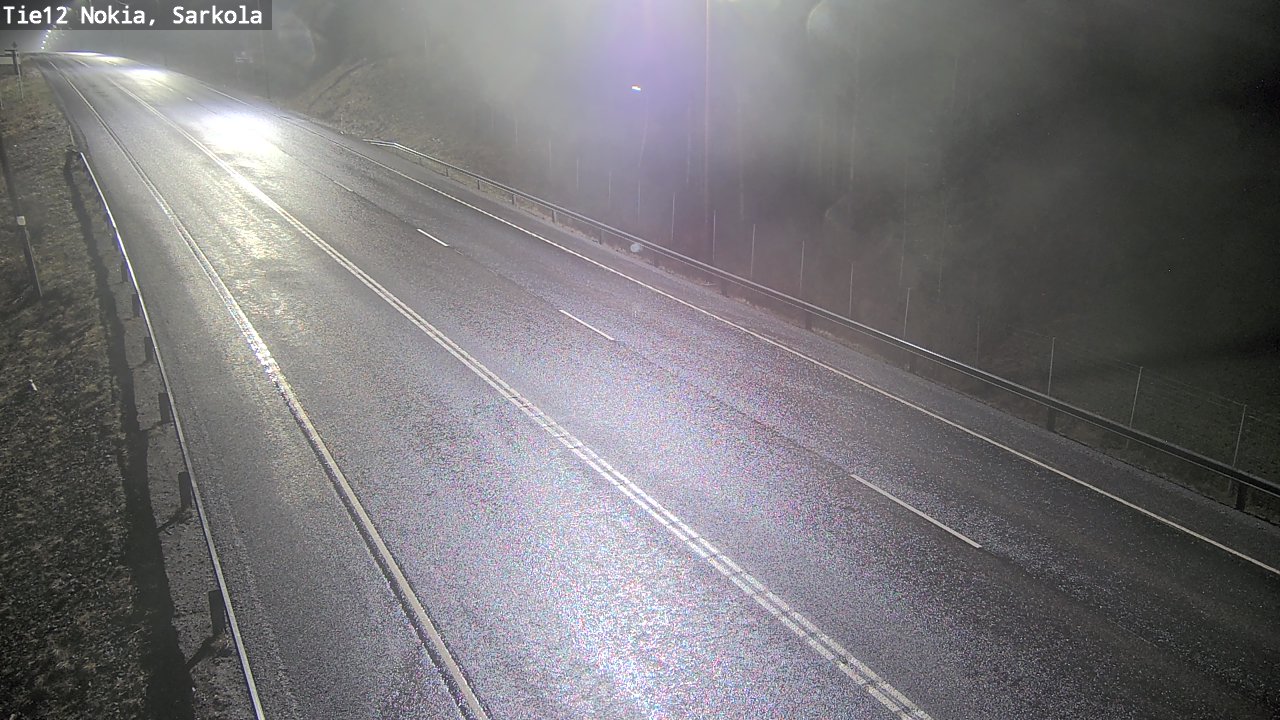 Weather Camera Image Road 12 Nokia, Sarkola, Nokia, Pirkanmaa