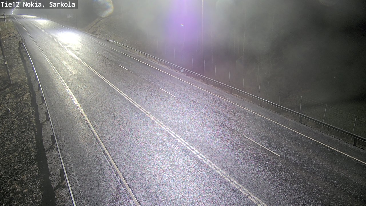 Weather Camera Image Road 12 Nokia, Sarkola, Nokia, Pirkanmaa