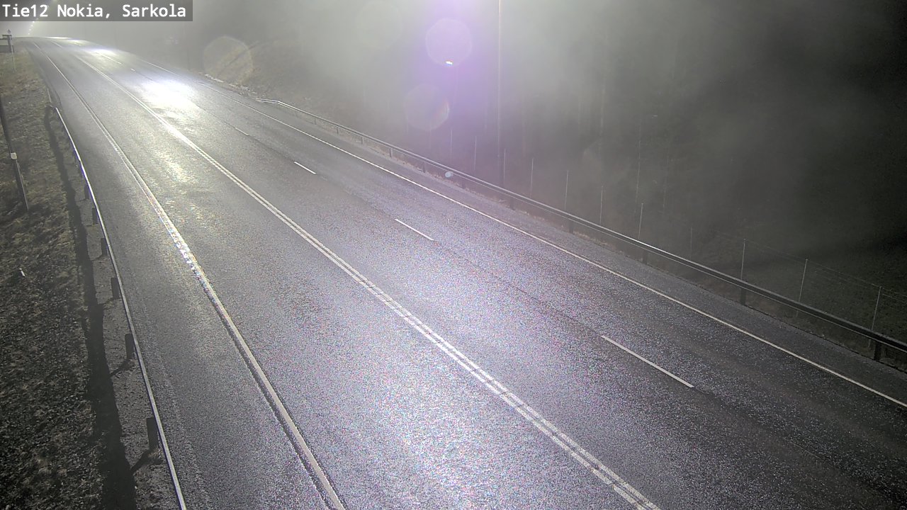 Weather Camera Image Väg 12 Nokia, Sarkola, Nokia, Pirkanmaa
